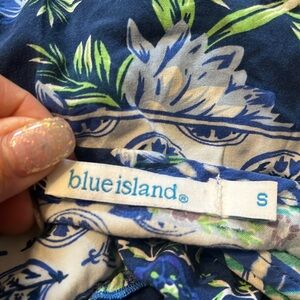 Blue Island size small swimsuit, cover-up dress